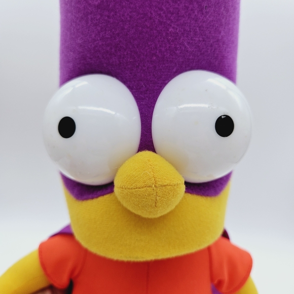 FOX | vintage The Simpsons "Bartman" Bart Simpson plush doll 2005 - Picture 6 of 8